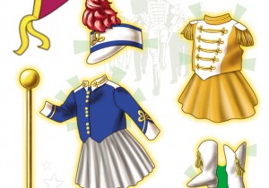 Patsyette doll as a majorette.